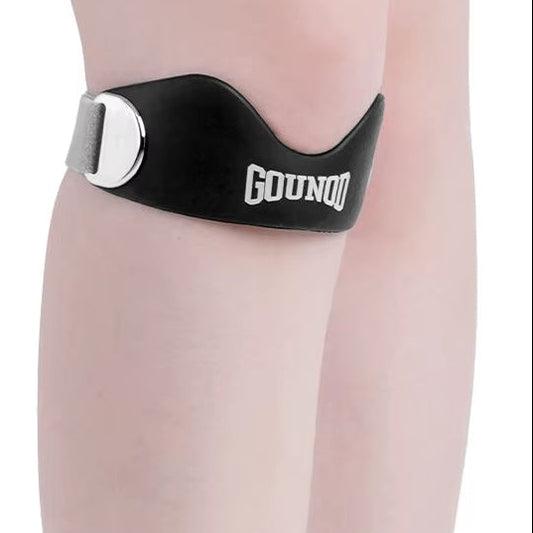 Patella Tendon Knee Strap for Pain Relief, Basketball Stabilizer Brace Silicone Band Elasticity Fixed Protection Patellar Ring